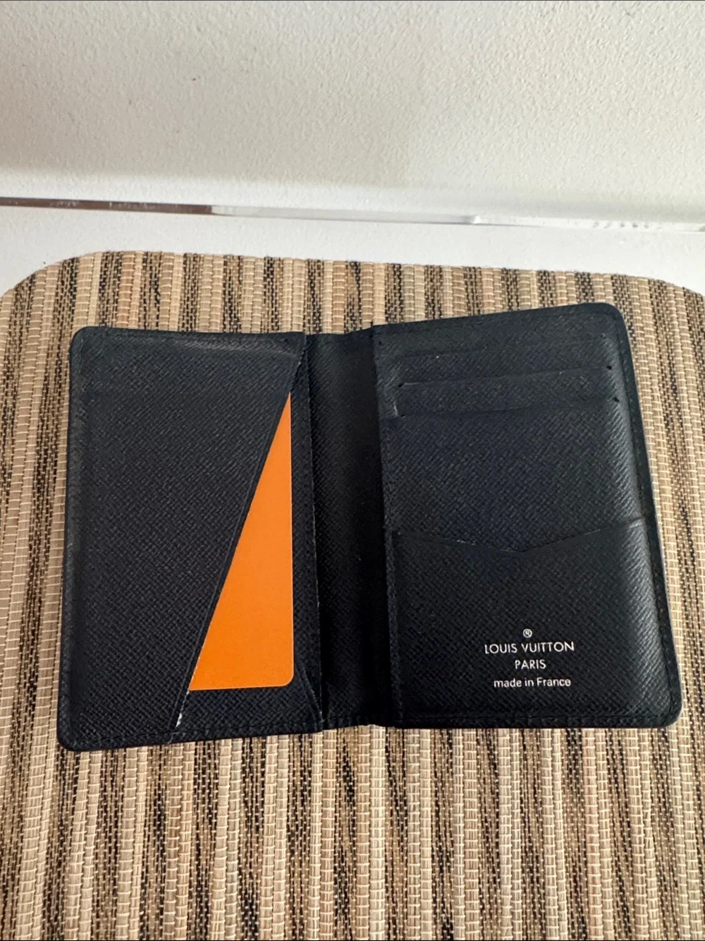 Vintage Louis Vuitton Epi Navy Bi-Fold Wallet
